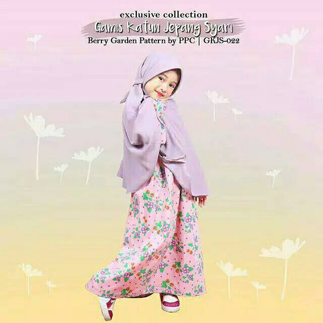 Gamis anak paku payung