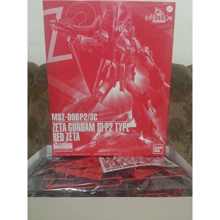 MG Gundam Zeta III P2 Type Red Zeta Bandai