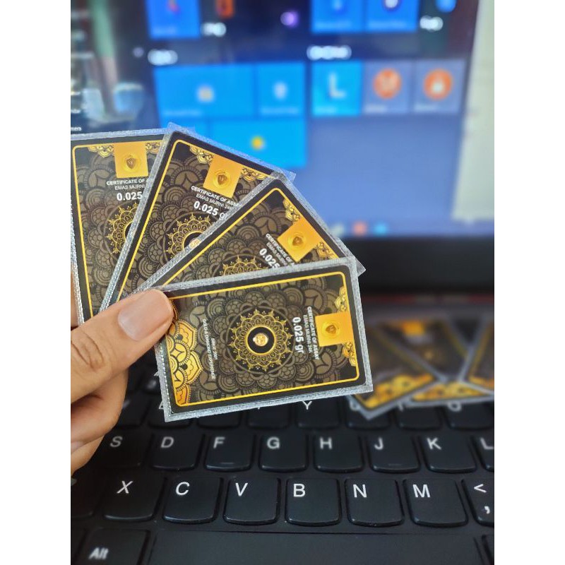 LOGAM MULIA EMAS MINIGOLD 0.025 GRAM 24 KARAT