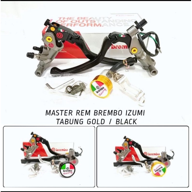 Master Rem Brembo Izumi Plus Handle Kiri Kanan Rem dan Kopling Mio-Beat-Klx-Ninja-Vixion Dll