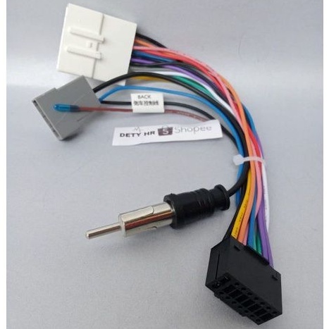 soket PNP head unit android nissan livina march grand livina