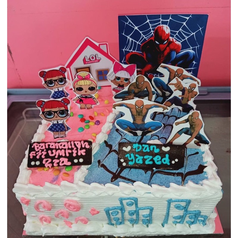 

Cheese Cake LOL dan Spiderman