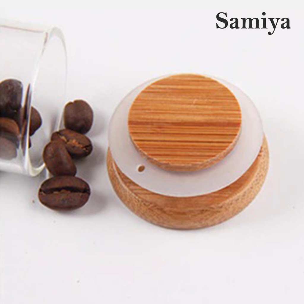 coffee bean tube display wooden rack stand / tabung display biji kopi 4pcs set dekorasi coffee shop