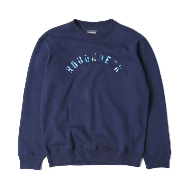 Crewneck Roughneck Navy Sig Camo Sea (Bisa Cod)