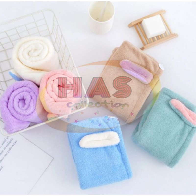 HANDUK KEPALA TEBAL/HAIR TOWEL SHOWER CAP PREMIUM QUALITY