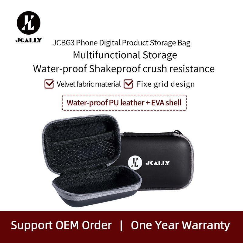 JCALLY Earphone Case Wadah Headset Anti Air for KZ EDX Pro QKZ AK6 TRN MT1-2