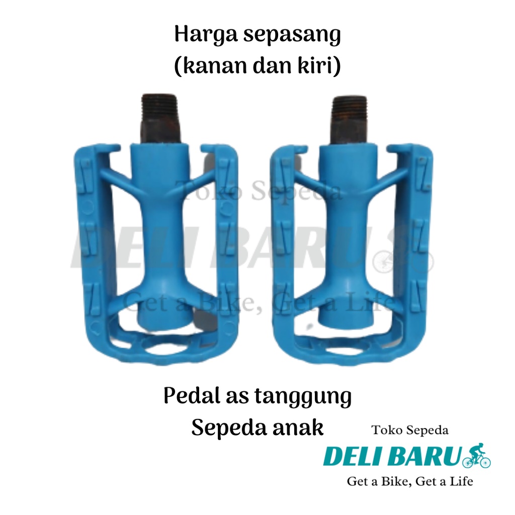 Deli baru Pedal as tanggung pijakan kaki gowesan sepeda anak 12 16 18 RRC