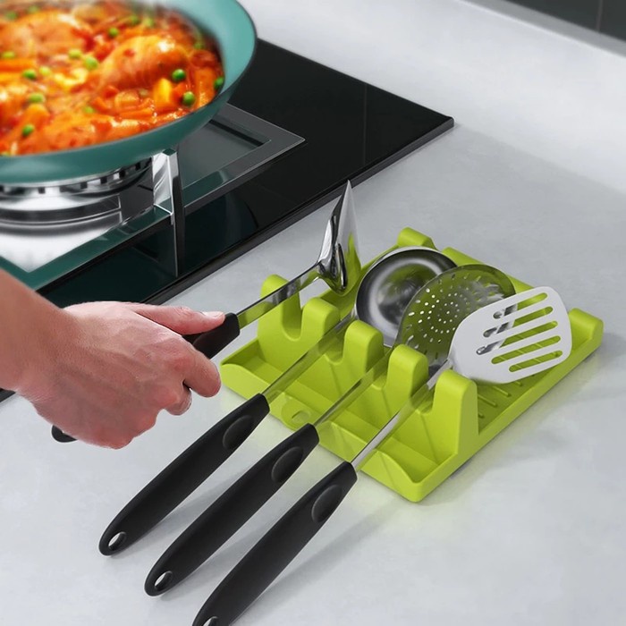 SPATULA HOLDER Tatakan Spatula Anti Kotor Alas Penyangga Peralatan Masak Dapur Tahan Panas