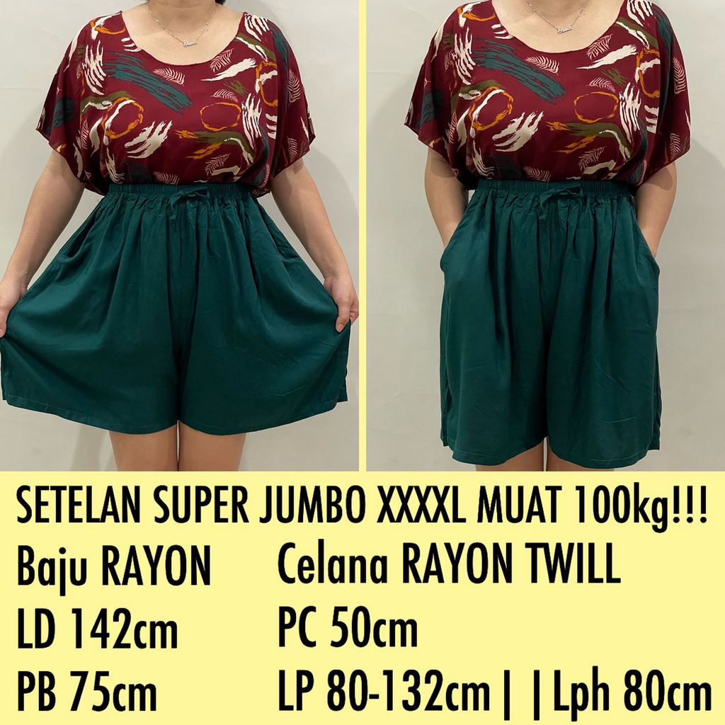 PAKET COMBO E !!! SETELAN BAJU BALI SUPER JUMBO FIT TO 4XL REAL PICT!!!