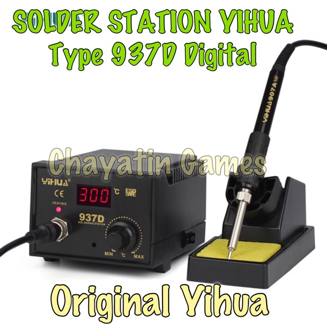 Solder Station YIHUA Type 937D Model Digital Original Yihua