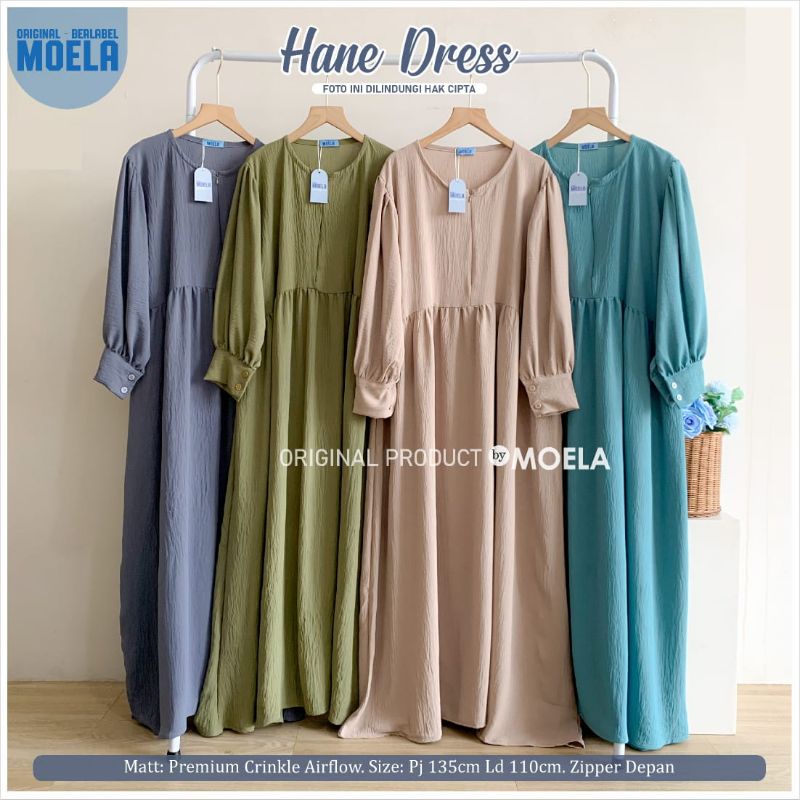 HANE DRESS GAMIS MURAH BY MOELA | dress polos