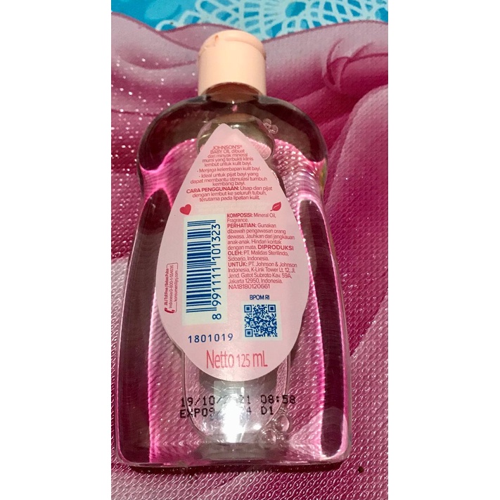 JOHNSON'S Baby Oil 125 ml Botol Besar