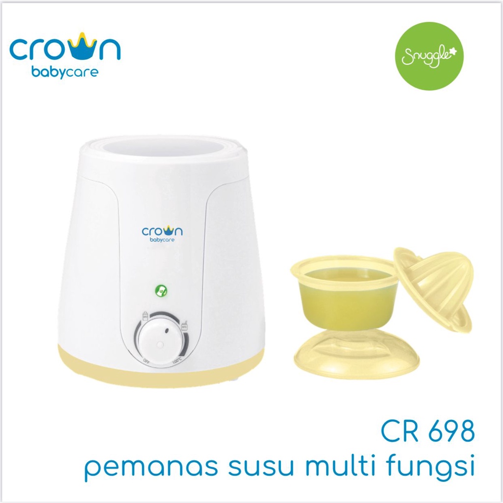 Crown 4in1 Baby Warmer Machine - Penghangat Pemanas Botol Susu ASI CR198/ CR698