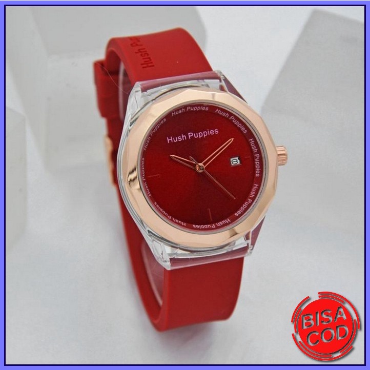 Jam Tangan Cewek Analog Elegan Mewah Kekinian Murah Terbaru Wanita Korean Style Remaja Hush Puppies 