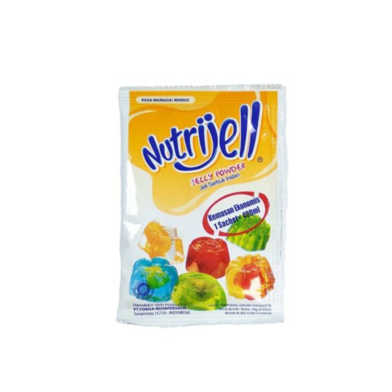 Nutrijell Nutrijel 10gram / Bubuk agar jelly pudding instan nutrijell