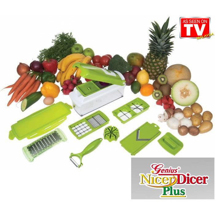 GENIUS NICER DICER PLUS - ONE STEEP PRECISION CUTTING