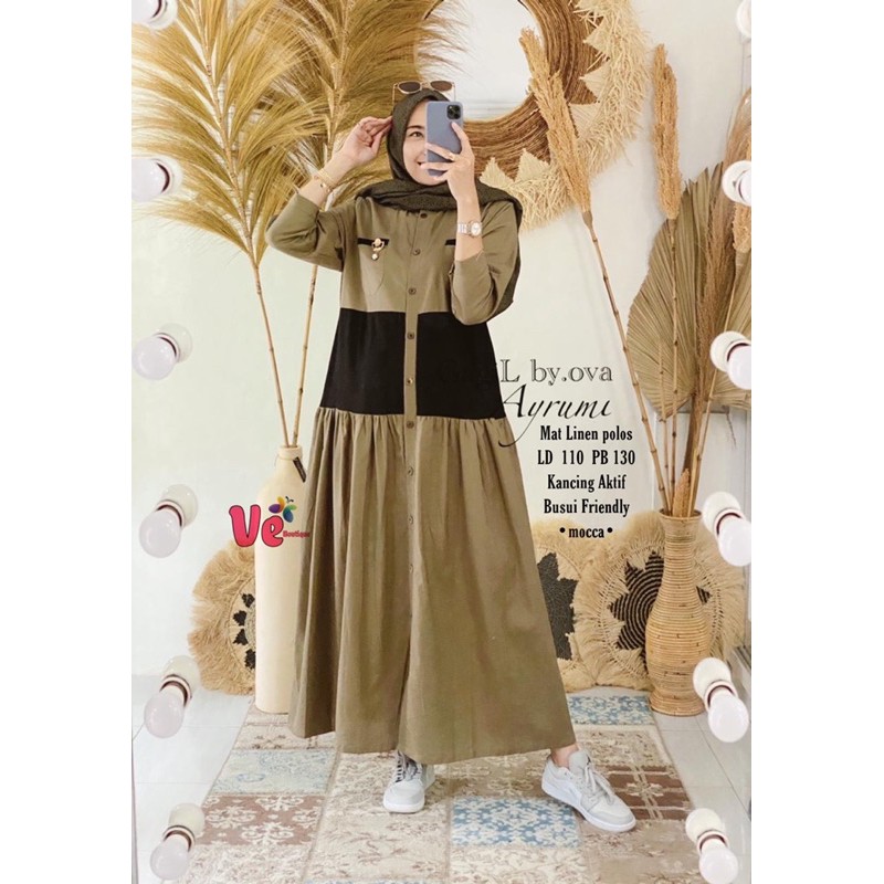 AYRUMI DRESS BERLABEL GAGIL BY OVA