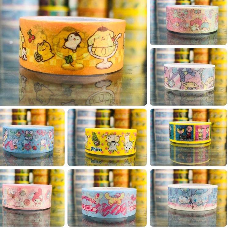 

Ready Stock CAZUU washi tape sanrio, snoopy dan doraemon 38 Stok Banyak