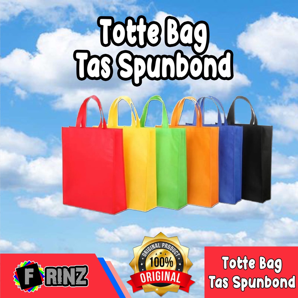 

ATK ~ Tas Kain Spunbond / Totte bag Warna Warni