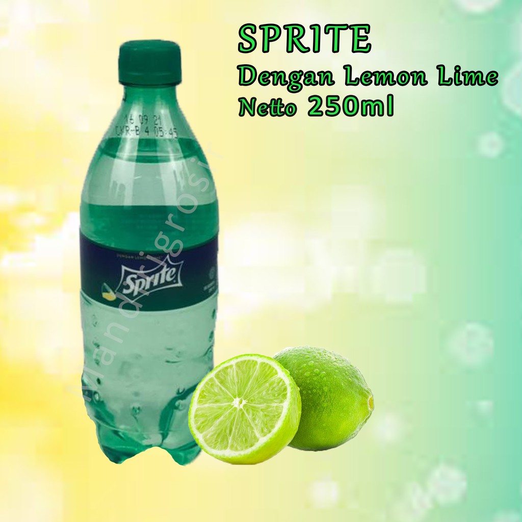 Sprite * Minuman * dengan Lemon Lime * 250ml * botol