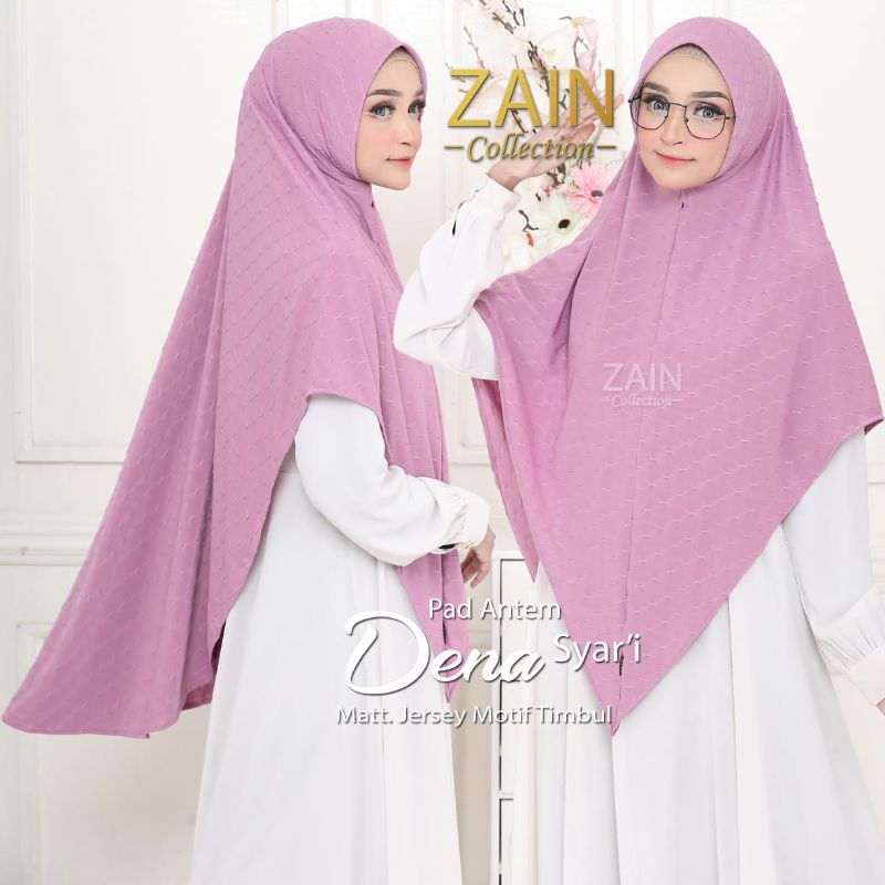 jilbab instan Dena jumbo ORI ZAIN COLLECTION-Lavender