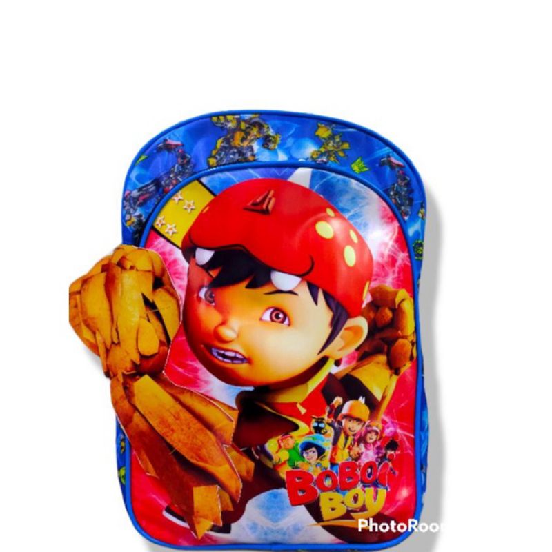 Tas ransel Sekolah anak SD motif superhero 3D Murah lebay/gratis jam tangan dan topi masker