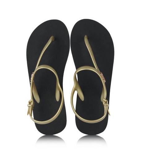 Sandal Zuma Elsa E2AZEA7 Black Gold Original