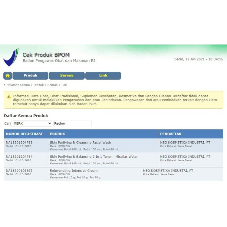 REGLOW Glowing Skin Treatment Original  REGLOW Skincare  Original Cream Perawatan Wajah   - RE GLOW-8