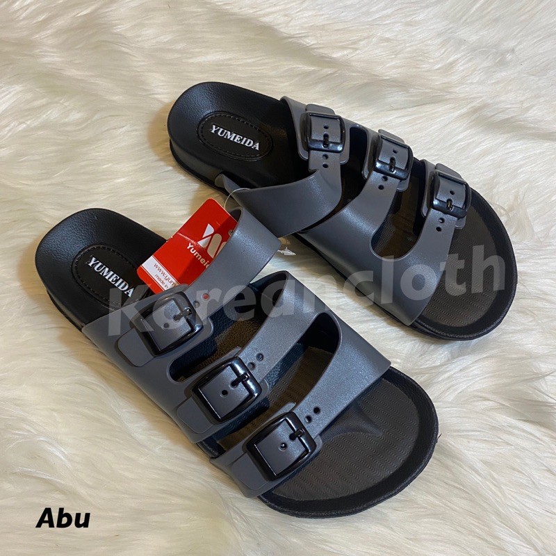 Sandal Karet Pria Yumeida (Ban 3) 9071 L - Sandal Slop Pria Wanita Yumeida 9071L