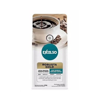 

Excelso Robusta Gold Biji Kopi 200 Gram