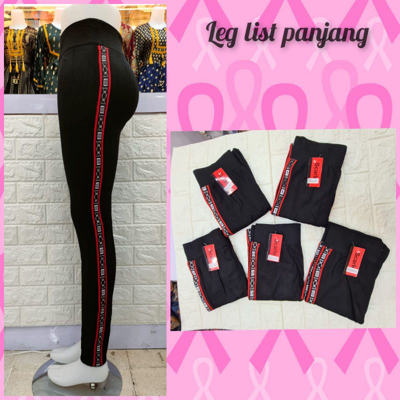 (Renda) Legging jumbo hitam legging jumbo legging impor jumbo Legging impor wanita Renda Legging impor renda impor tebal Legging impor panjang renda mutiara