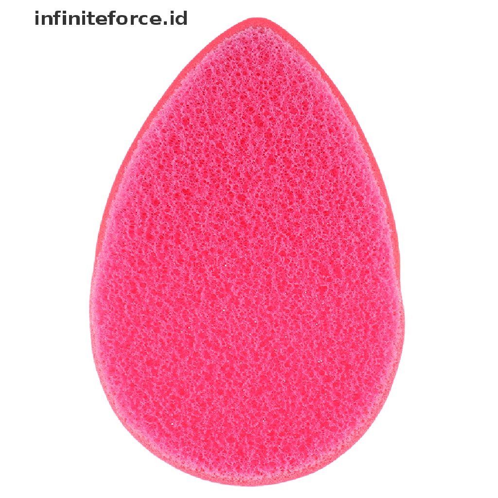 Infiniteforce.id Spons Puff Bentuk Tetesan Air Alat Pembersih Makeup / Kosmetik Wanita