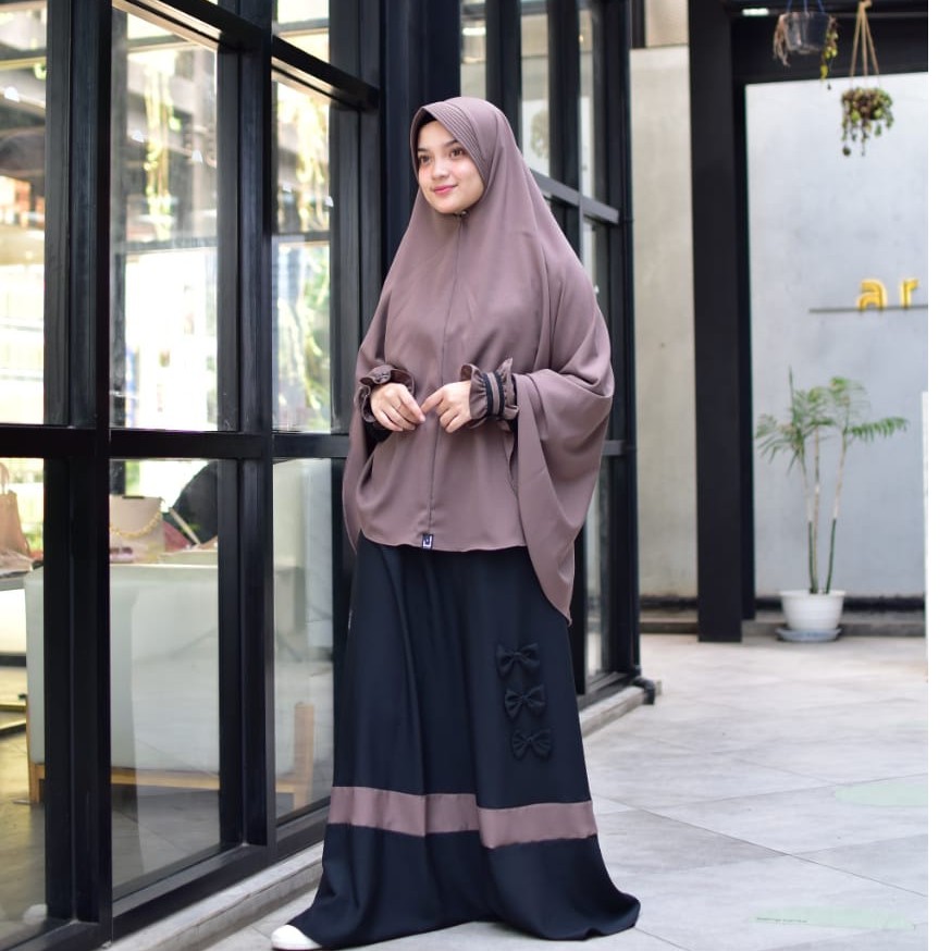 GAMIS ANASIHAH NAVITA ORIGINAL BERLABEL BRANDED TERBARU HITS OOTD FASHION MUSLIM STYLE