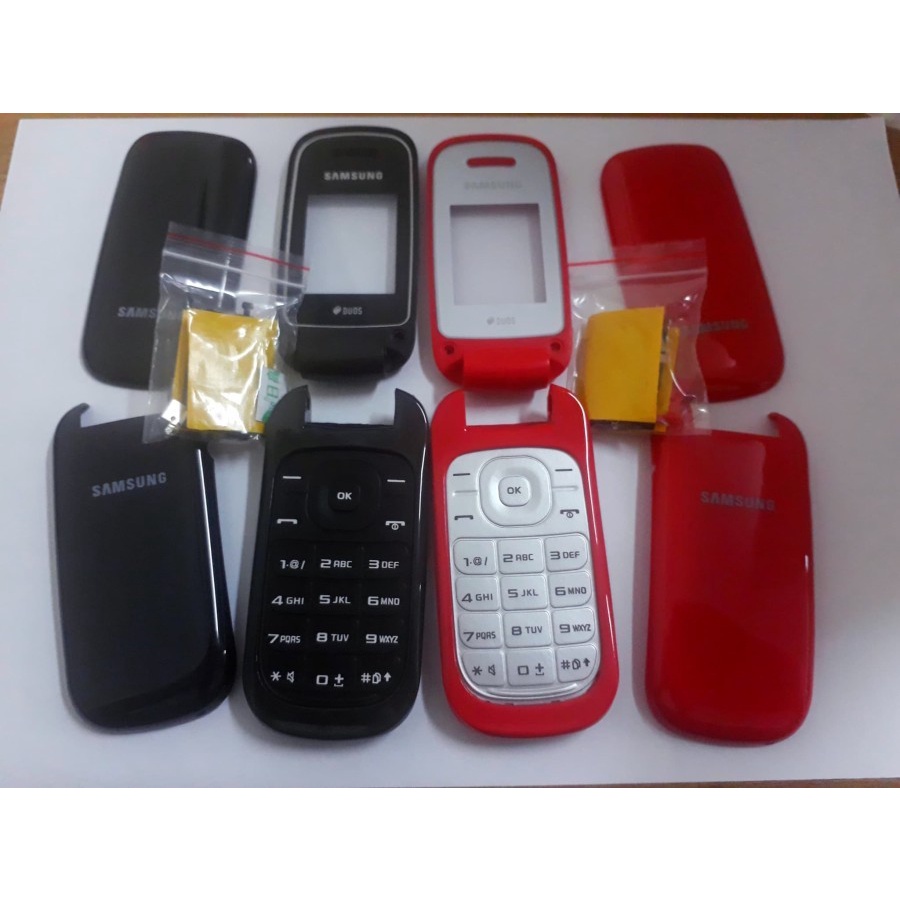 CASING SAMSUNG LIPAT 2 SIM ORIGINAL - CASING FULLSET SAMSUNG E1272 - CASING SAMSUNG LIPAT 2 SIM ORIGINAL - BD