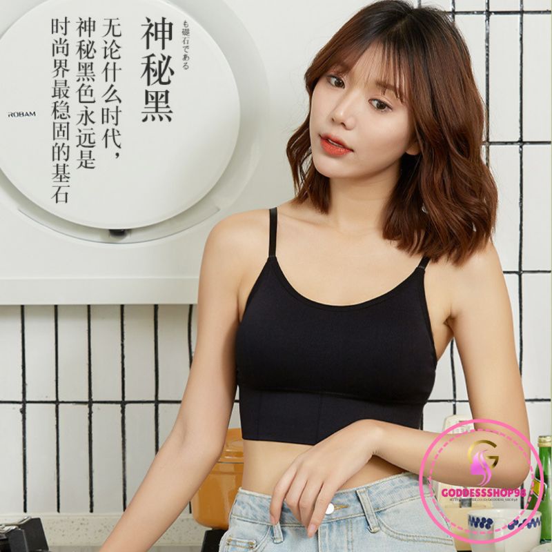 Sport Bra Seamless Rajut Pakaian Senam Wanita / Bh olahraga Tanpa Kawat