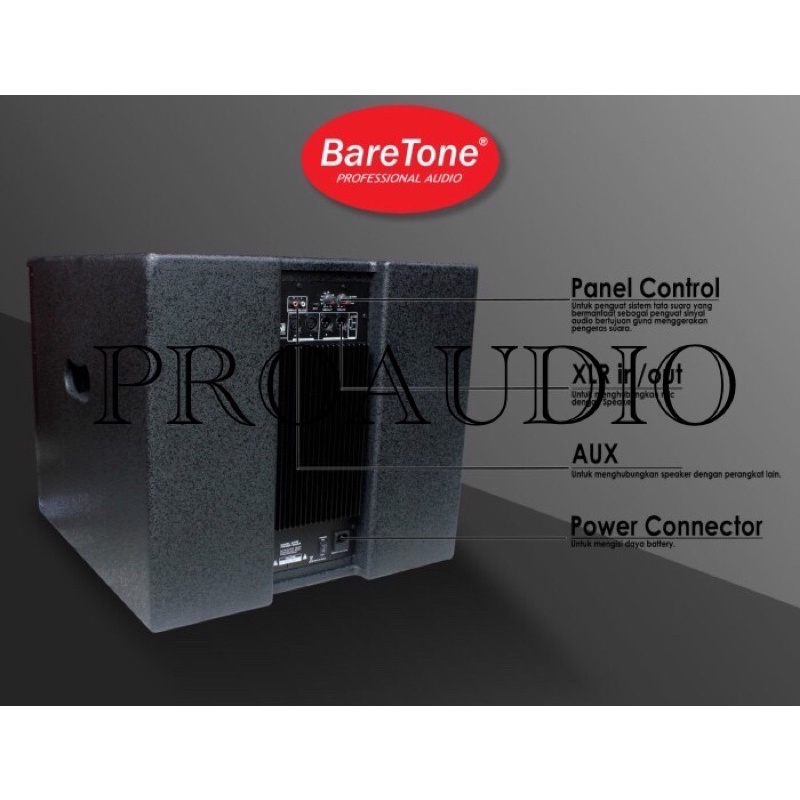 SUBWOOFER BARETONE SW 18 1600 WATT 18 INCH ORIGINAL PER UNIT