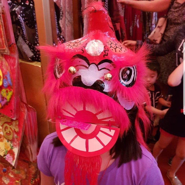 Topi Barongsai Murah Kepala Barongsai KECIL Kado Mainan Barongsai Anak Harga Grosir Termurah