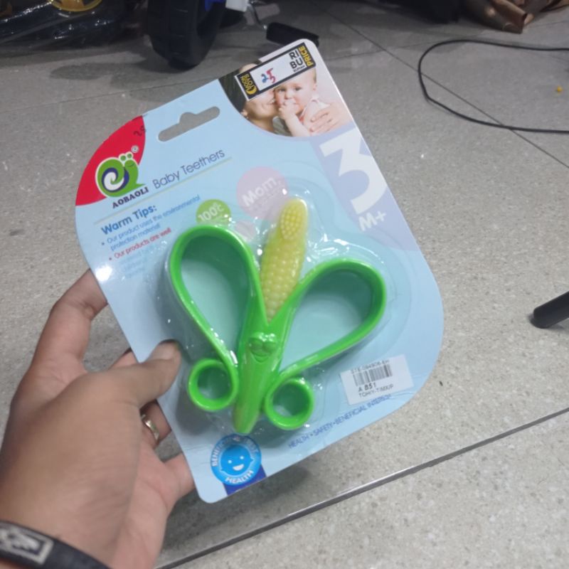 BABY TEETHERS AOBAOLI-GIGITAN BAYI BENTUK JAGUNG