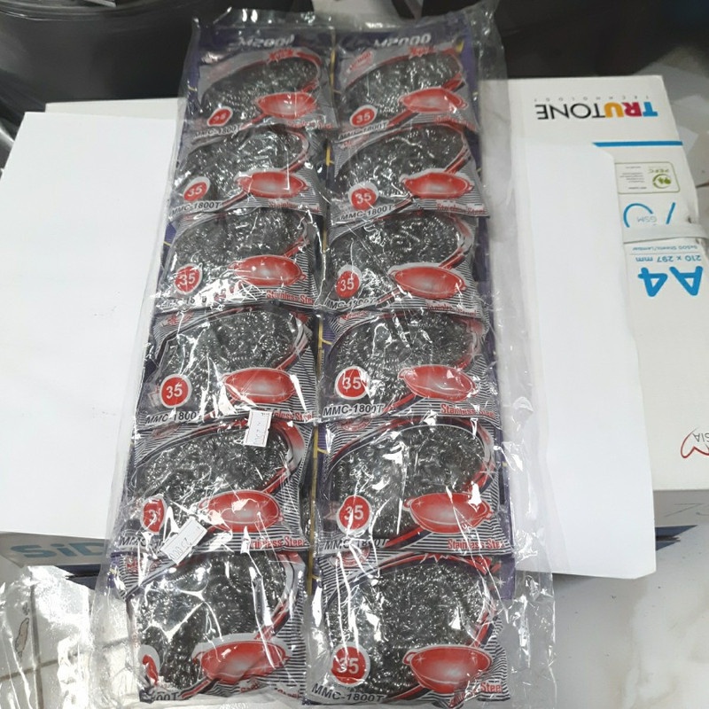 1 LUSIN Kawat Sabut Cuci Piring M2000 Alat Gosok Panci