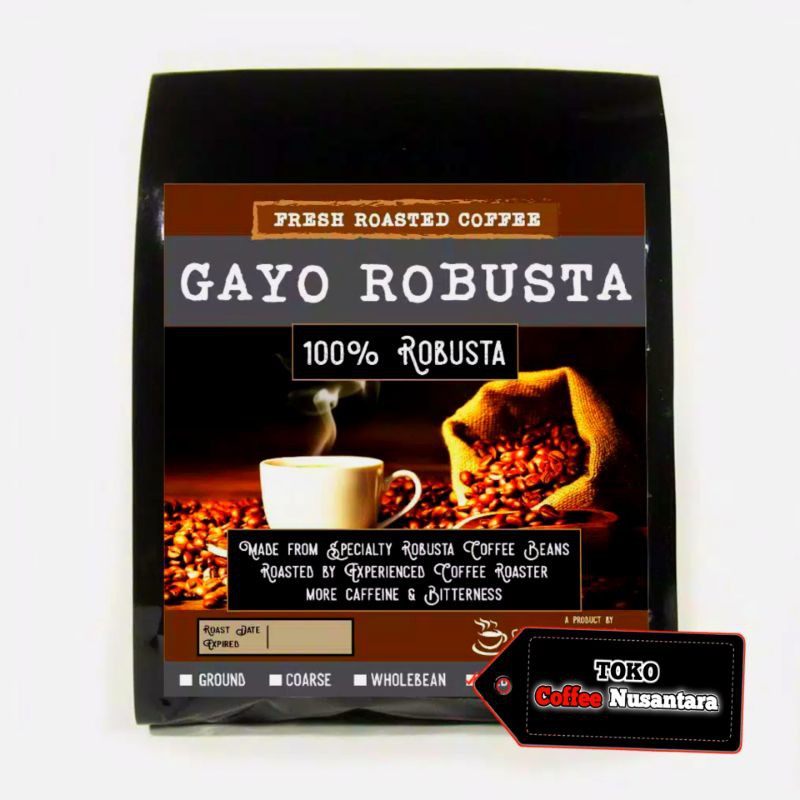 

Kopi Robusta 500 Gram Aceh Gayo - Biji / Bubuk - Premium Coffee