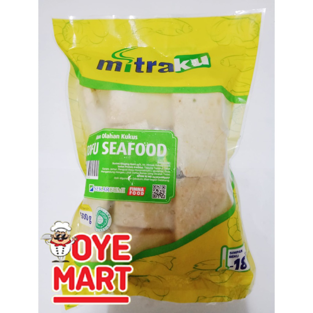 MITRAKU TOFU SEAFOOD 500GR / OLAHAN IKAN KUKUS