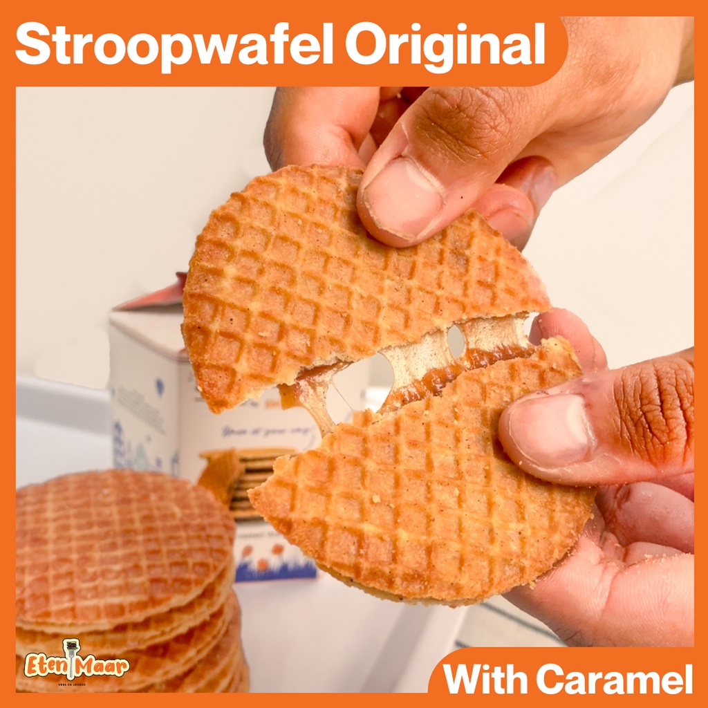 

Original Stroopwafel by Eten - Snack Waffle manis dari Belanda