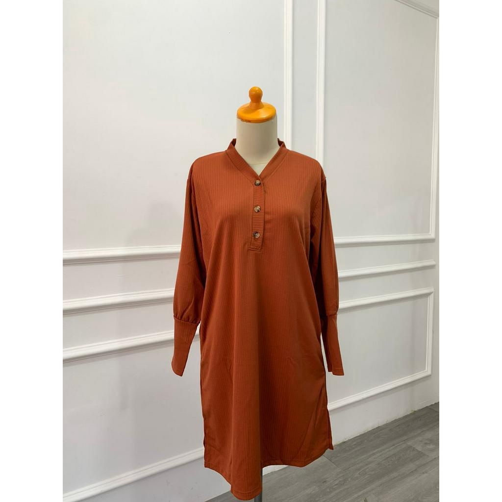 FLASH SALE VIA TUNIK - TUNIK KANCING BUSUI TUNIK KNIT PREMIUM