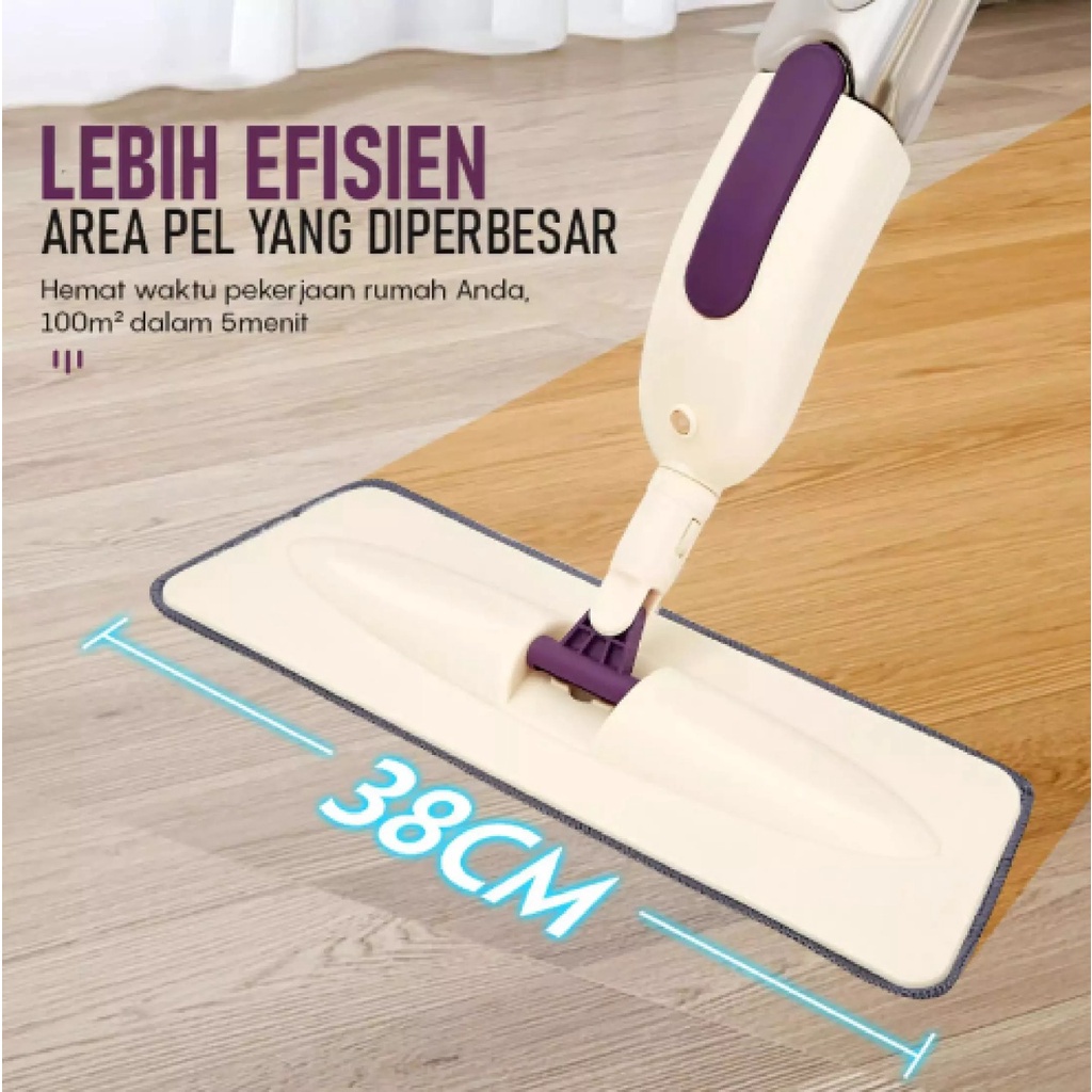 Barnik88 Alat Pel Lantai Praktis Turun Harga -Ultra Mop Pel Lantai Super Mop Alat Pembersih Lantai Pel Pembersih - BARNIK88