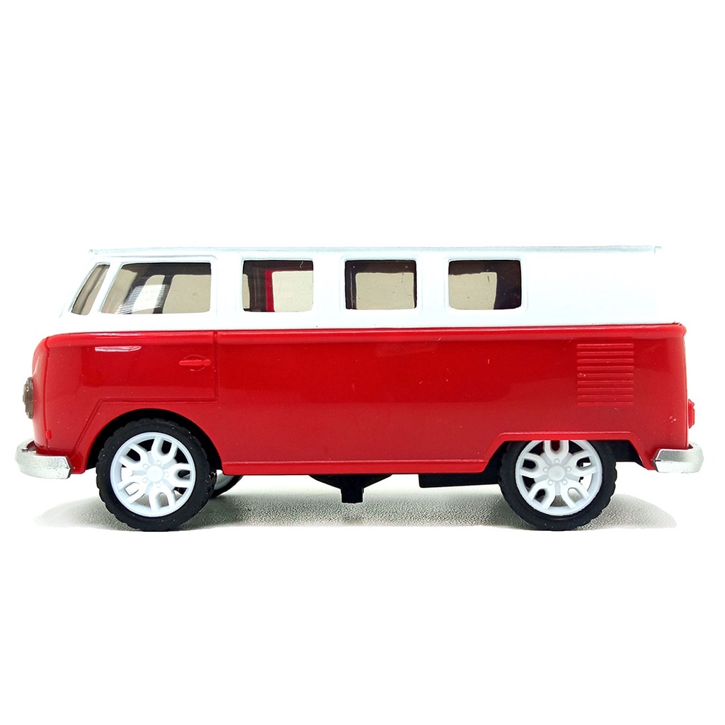 Toy Addict VW T1 Classic Car Merah Diecast Metal Mainan Mobil Klasik