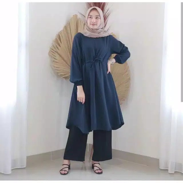 TUNIK AMANDA BUSUI BAHAN MOSCREPE TEBAL / TUNIK WANITA