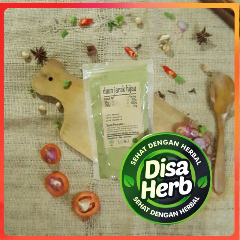 

DAUN JARAK HIJAU BUBUK 1000 GRAM / 1 KG - Ricinus Communis - MURNI - JSR - REMPAH - PREMIUM QUALITY