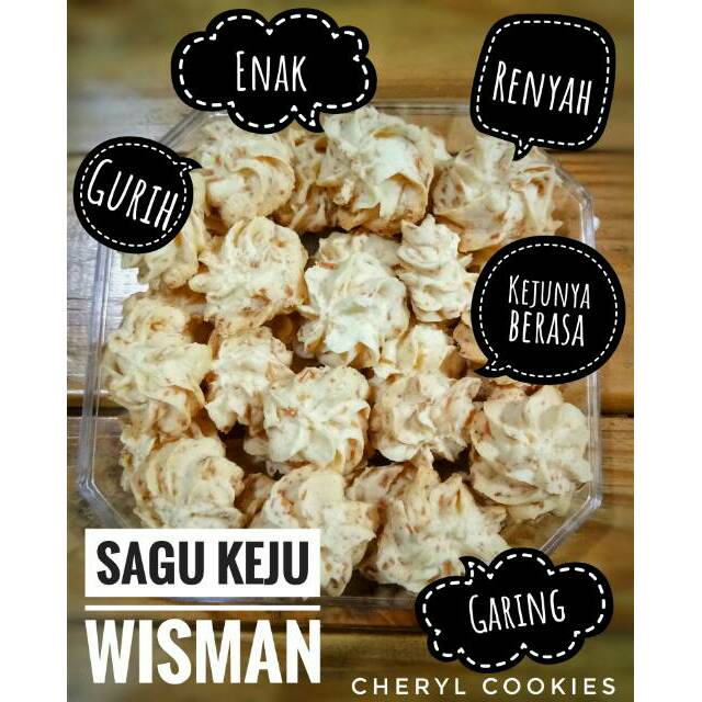 

PO Kue Kering Sagu Keju Spesial Wisman Homemade Cheryl Cookies