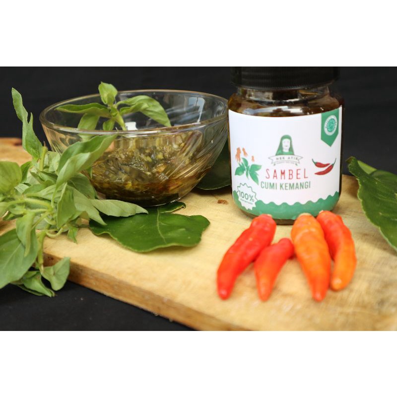 

sambal cumi kemangi / sambel baby cumi kemangi