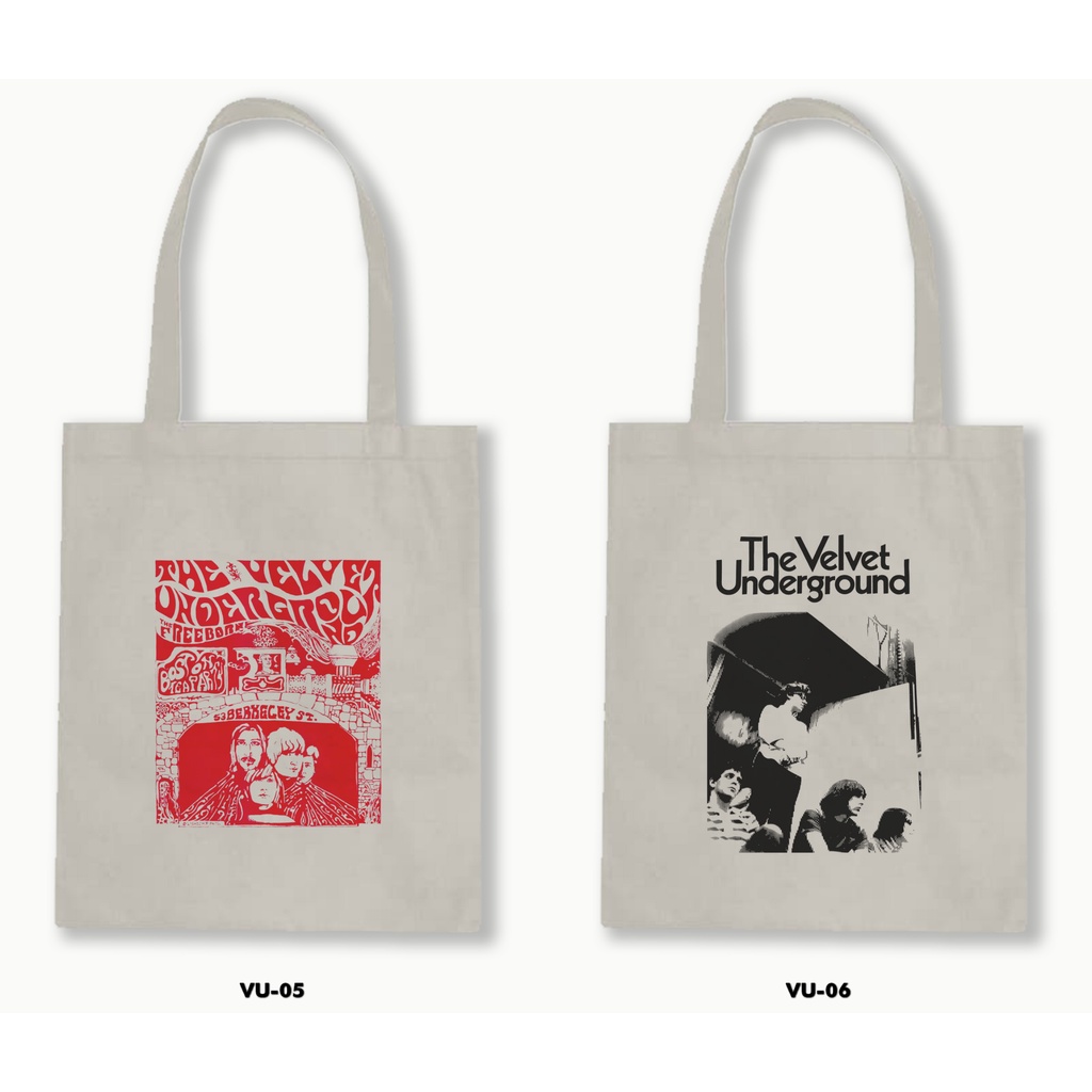 TOTE BAG BLACU - THE VELVET UNDERGROUND